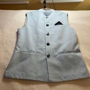 Men’s Indian Nehru Modi Wedding Vest Size 38 Med